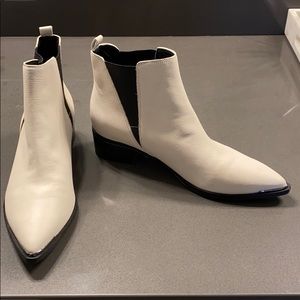 Marc Fischer white booties